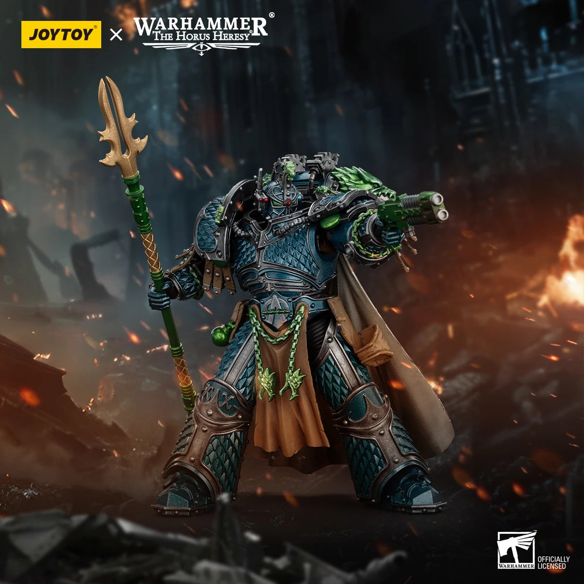 JOYTOY Warhammer 40K 1/18 Action Figure Alpha Legion Alpharius, Primarch of the XXth Legion Anime figures Toys Model