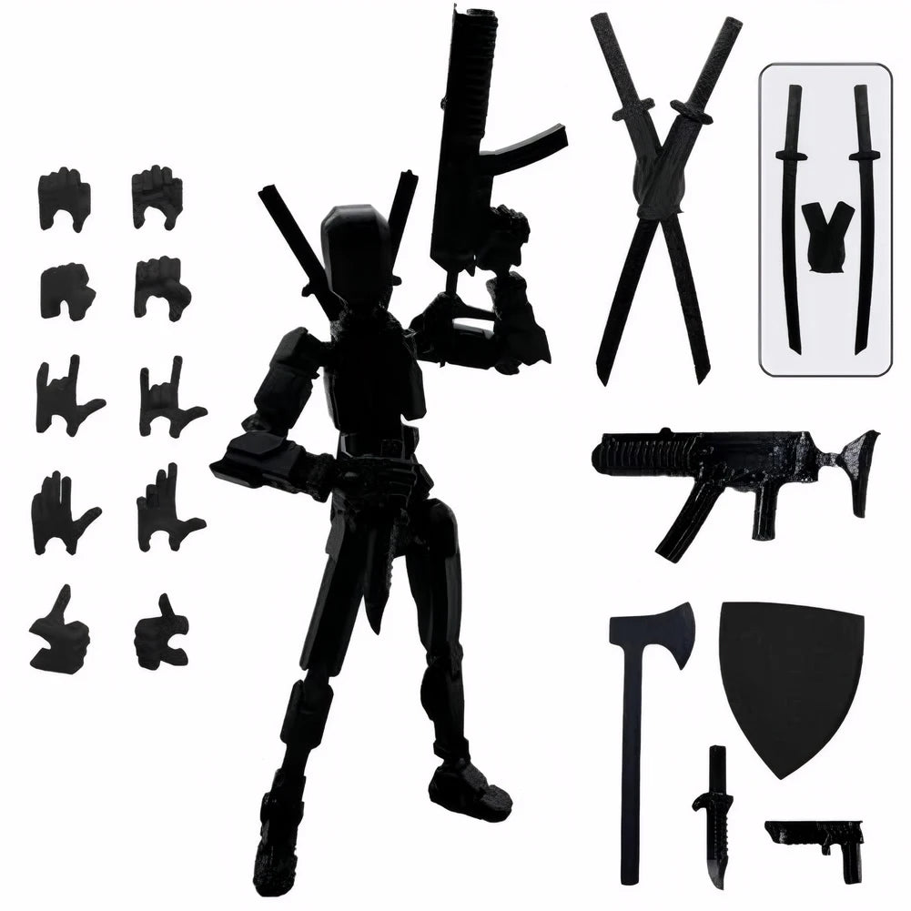 13 Action Figure Titan Multi-articular Robot Toys Dummy 3D Printed Movable Shapeshift Robot Action Anime Figure For Boy Gifts