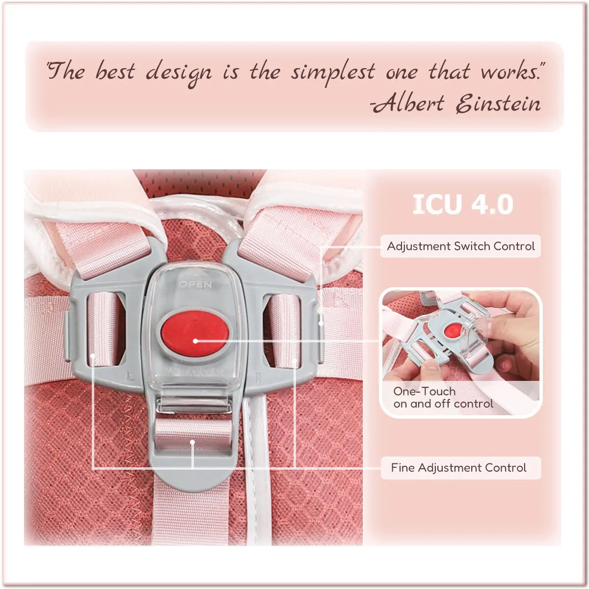 Mambobaby Float Axie Baby Pool Float: Safe & Comfortable Swim Trainer for Infant & Toddler, Non-Inflatable, UV Protection Canopy