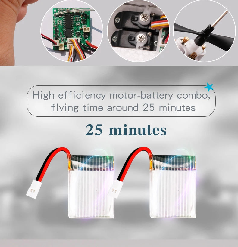 Park10 RC Airplane P707G 2.4G 3D/6G With Gyroscope 3Ch RC Airplane Fixed Wing Plane Outdoor Toys Drone RTF CESSNA 182 Plane Gift