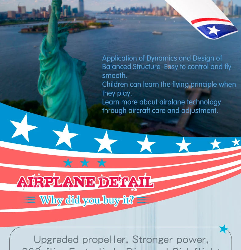 Park10 RC Airplane P707G 2.4G 3D/6G With Gyroscope 3Ch RC Airplane Fixed Wing Plane Outdoor Toys Drone RTF CESSNA 182 Plane Gift