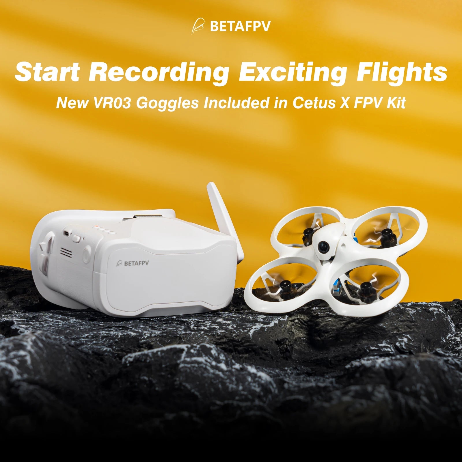 BETAFPV Cetus X FPV Kit Racing Drone 3 Radio Transmitter VR03 FPV Goggles C04 RC Quadcopter Mini Drone Toys as Gift