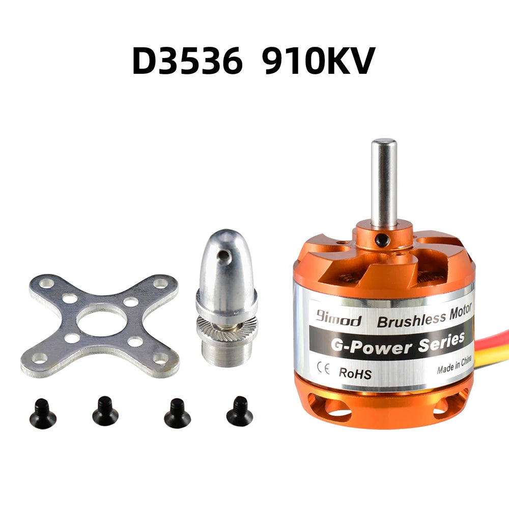 9imod Brushless Motor 2-3/4/5S D2830 D2826 D3548 D3542 D3536 D3530 For RC Mini Multicopters Plane Fixed-wing Aircraft