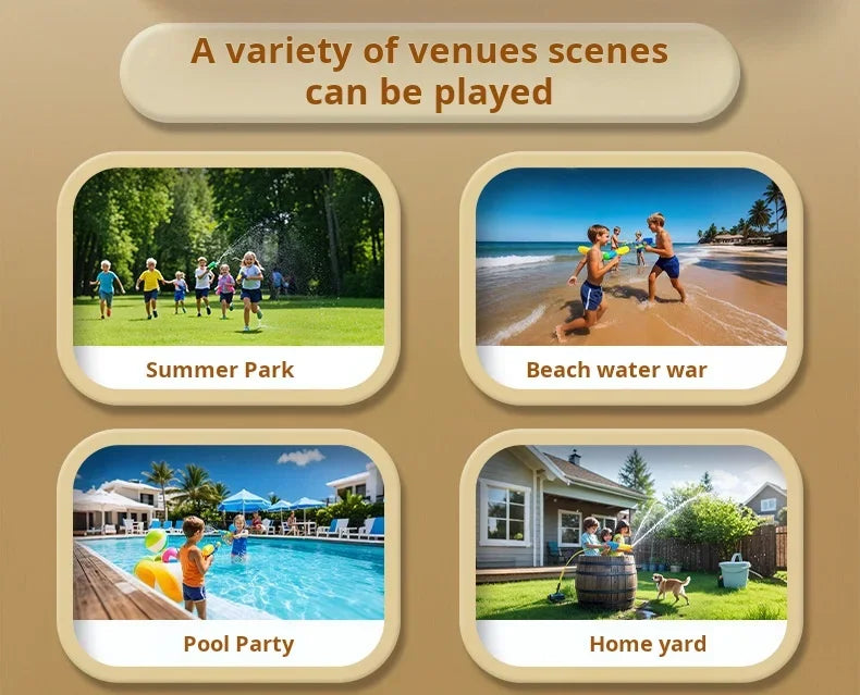 Kids Fireworks Spray Toy Water Guns 1/3/4 PCS Random 4 Color Cute Summer Pool Toy for Children's Water Amusement  Accessories