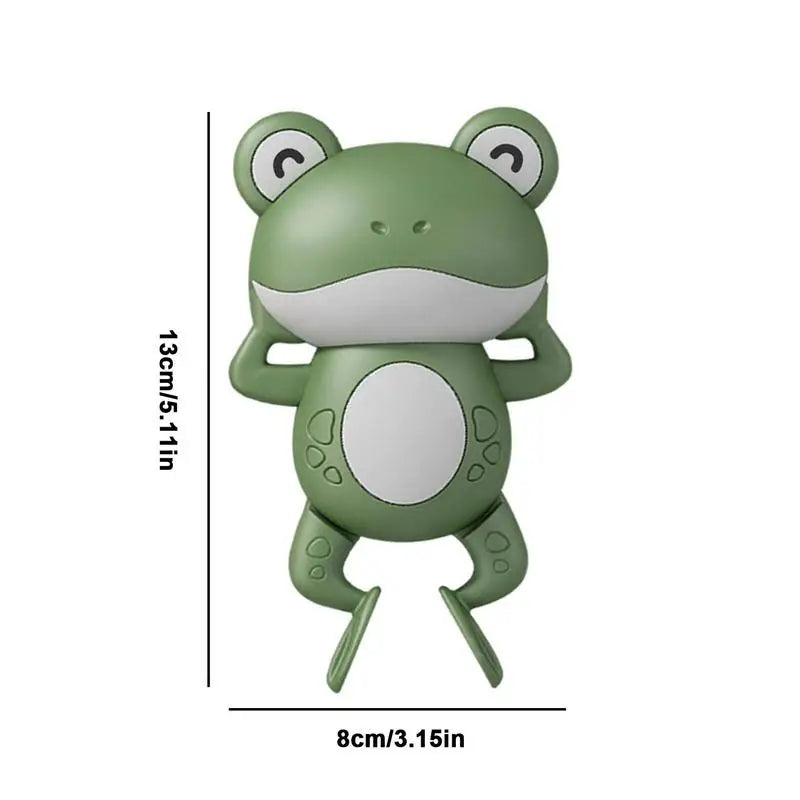 2023 New Baby Bath Toys For Children New Baby Bath Swimming Bath Toy Cute Frogs Clockwork Bath Toy Swimming Water Clockwork Toys