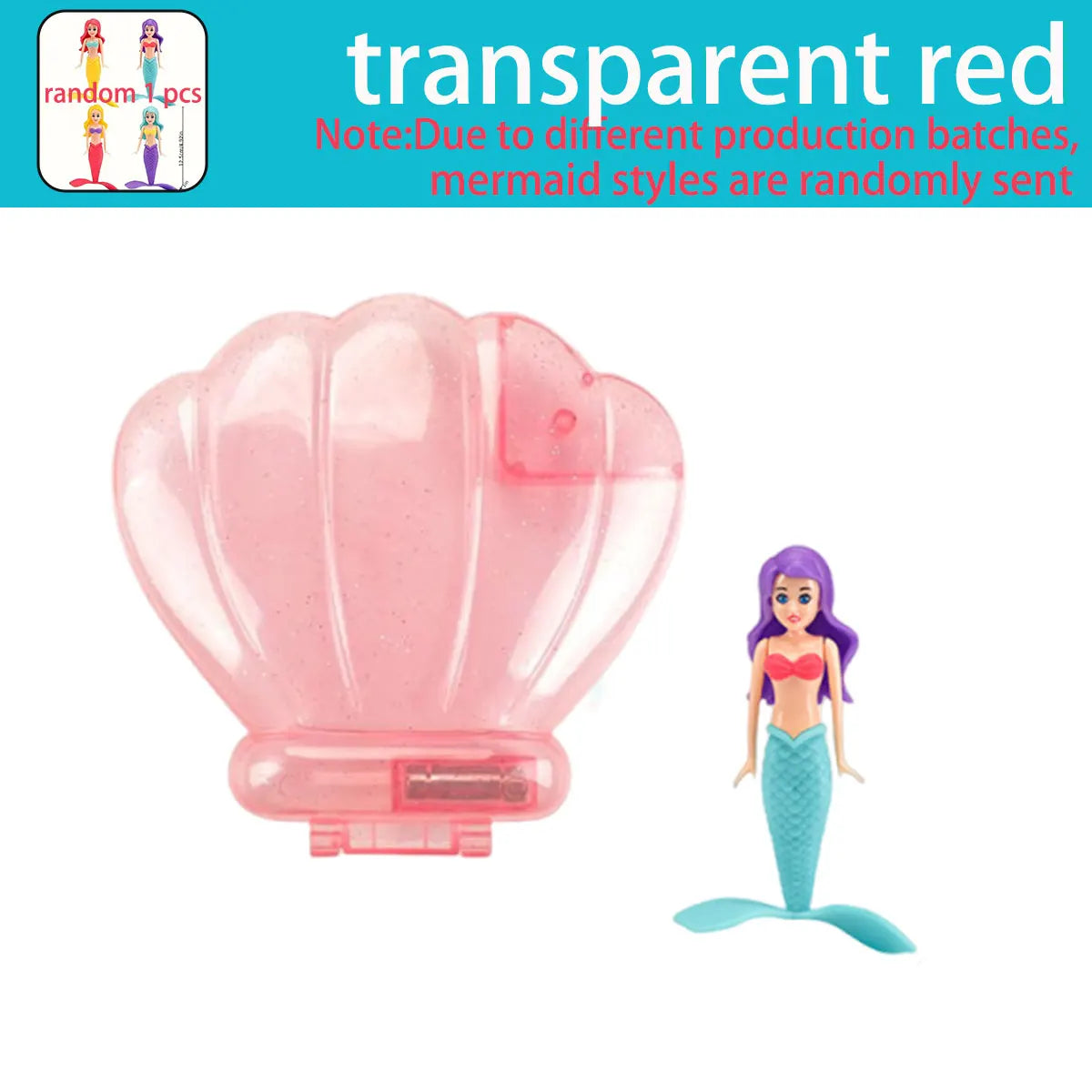 Mermaid Bath Toys with/no Shell Floats Children Play Water Toys in Summer Swimming Pool Adult  Float Game Gift