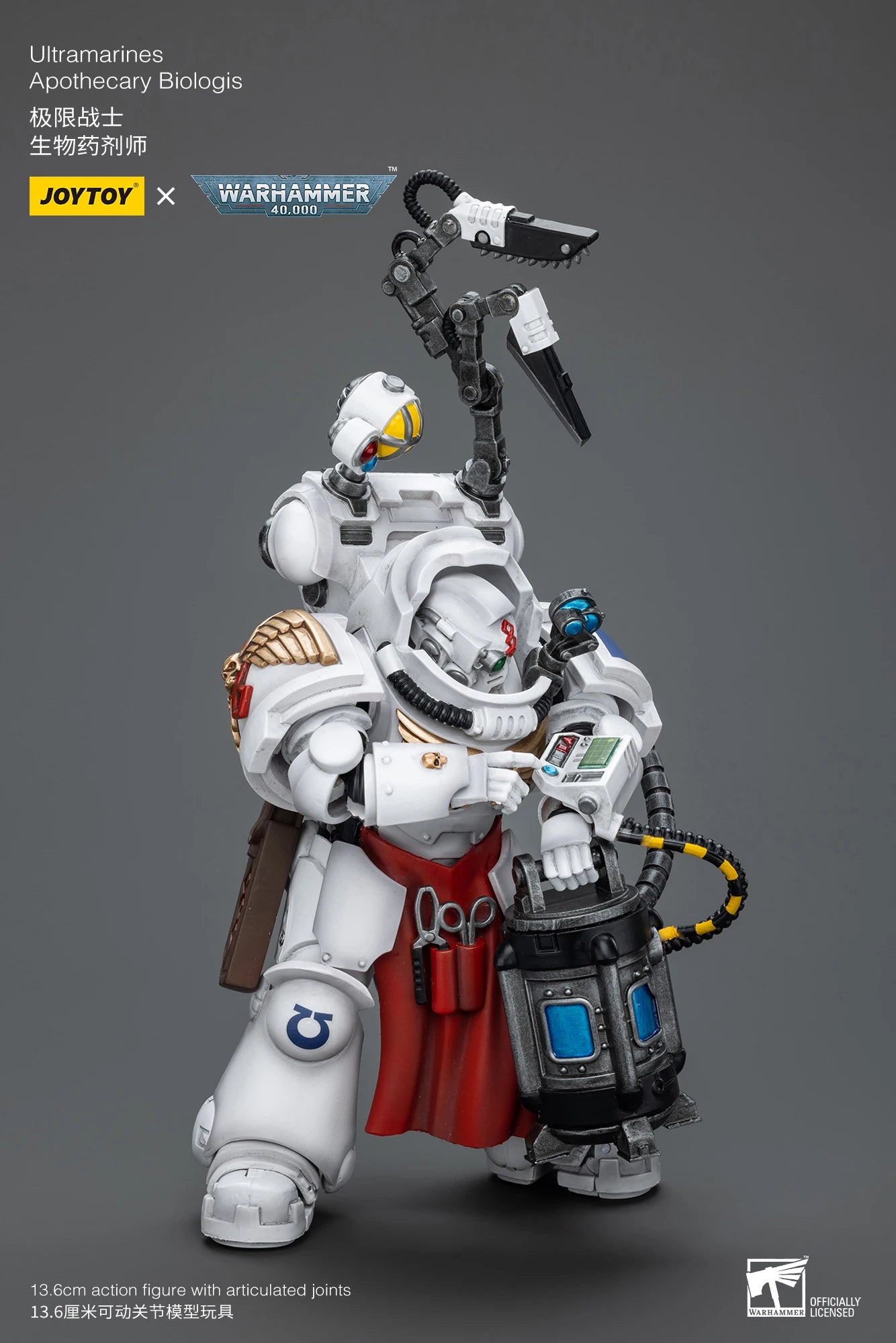[IN STOCK] JOYTOY Warhammer 40K 1/18 Action Figure Ultramarines Apothecary Biologis Anime figures Toys Collection