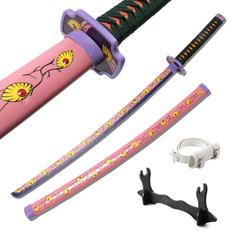 Demon Slayer Sword 104 cm Tanjiro Zenitsu KyoujurouSamurai Swords Original Texture Kimetsu no Yaiba Anime Katana for Cosplay