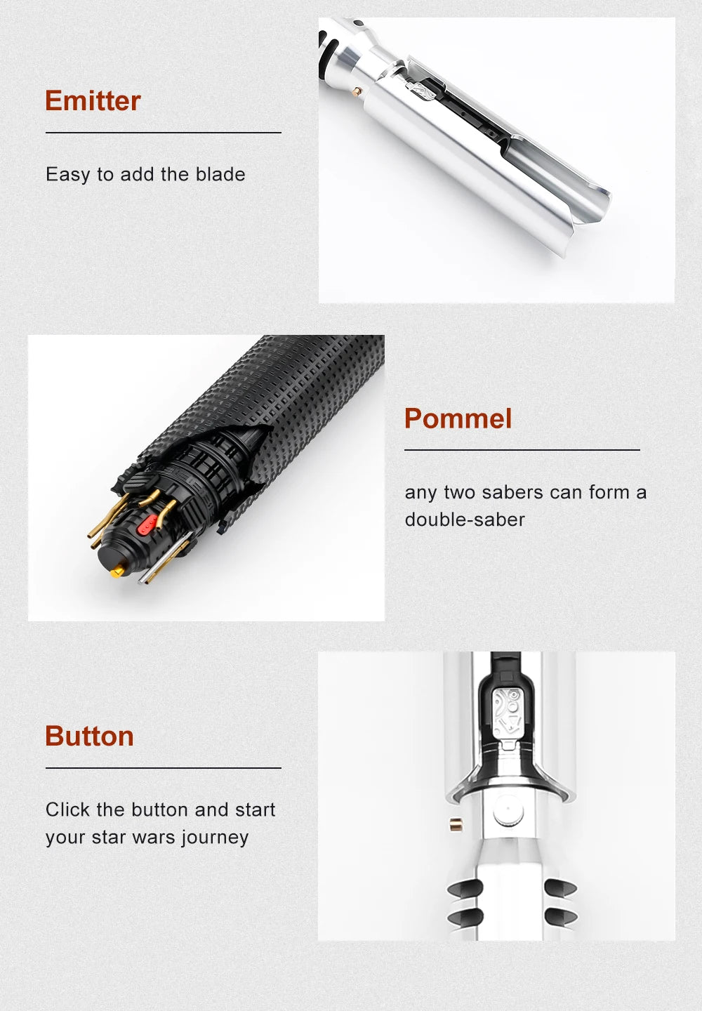 TXQSABER Cal Kestis EP4 Replica RGB Pixel laser sword Smooth Swing Metal Handle lightsaber Cosplay FOC jedi sword 12 Colors fo