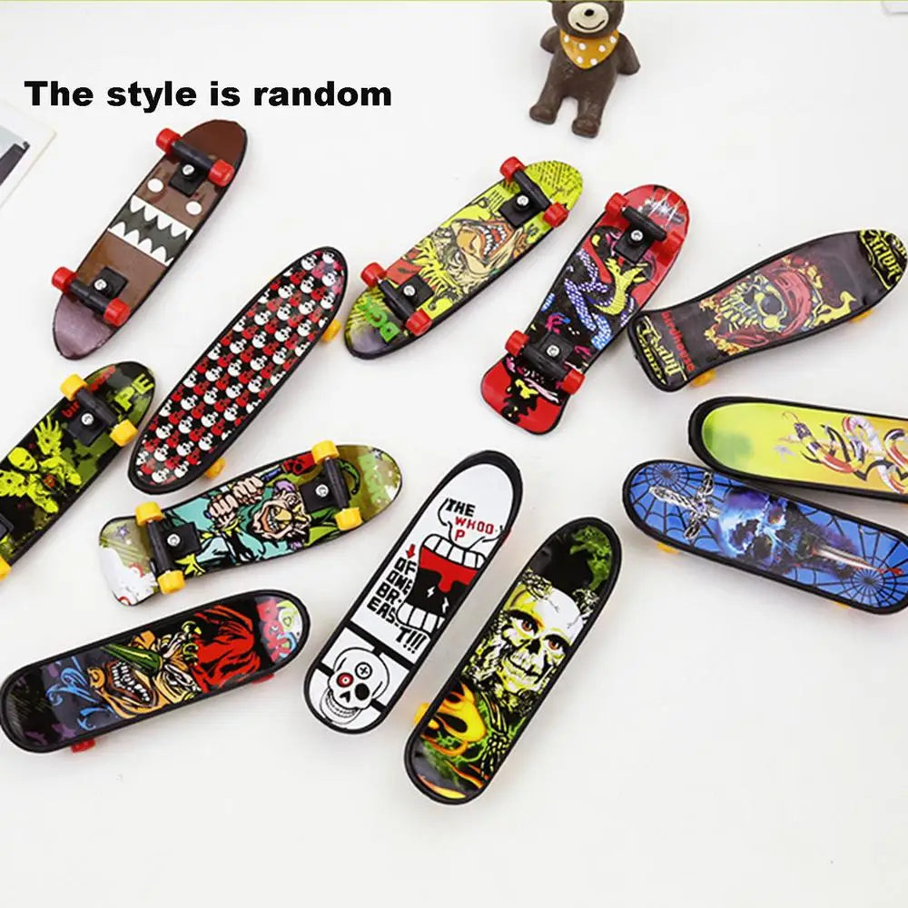 Mini Skateboard Toy Finger Skateboard Shoes Toys Colorful Finger Skates Toys Mini Sneakers For Kids Boys Girls Finger Breakdance