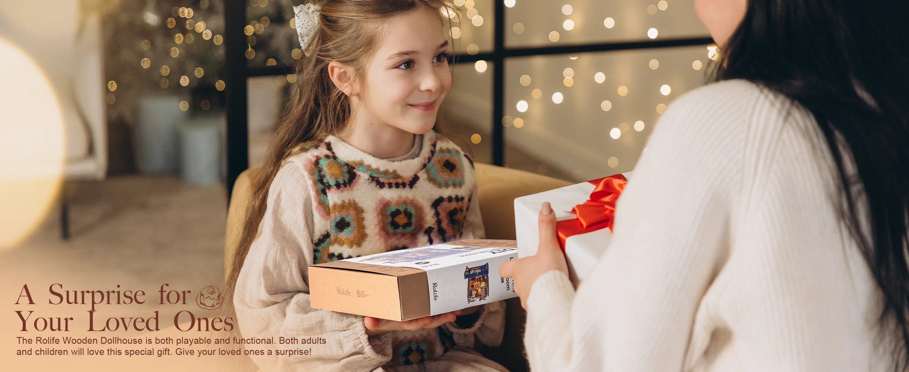 Robotime Rolife Leisure Time Tea Room DIY Miniature Dollhouse Kit Crafts Hobbies Amazing Gift for Women Children DG171