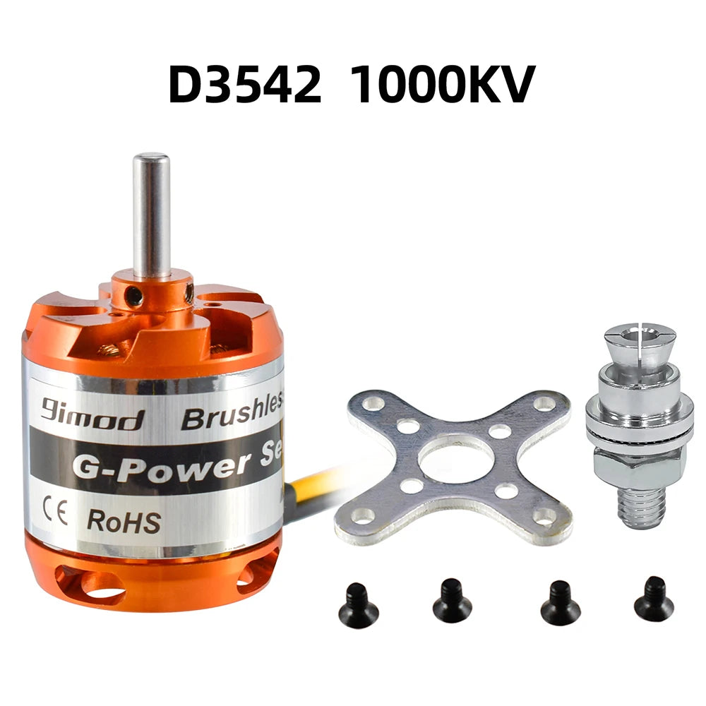 9imod Brushless Motor 2-3/4/5S D2830 D2826 D3548 D3542 D3536 D3530 For RC Mini Multicopters Plane Fixed-wing Aircraft