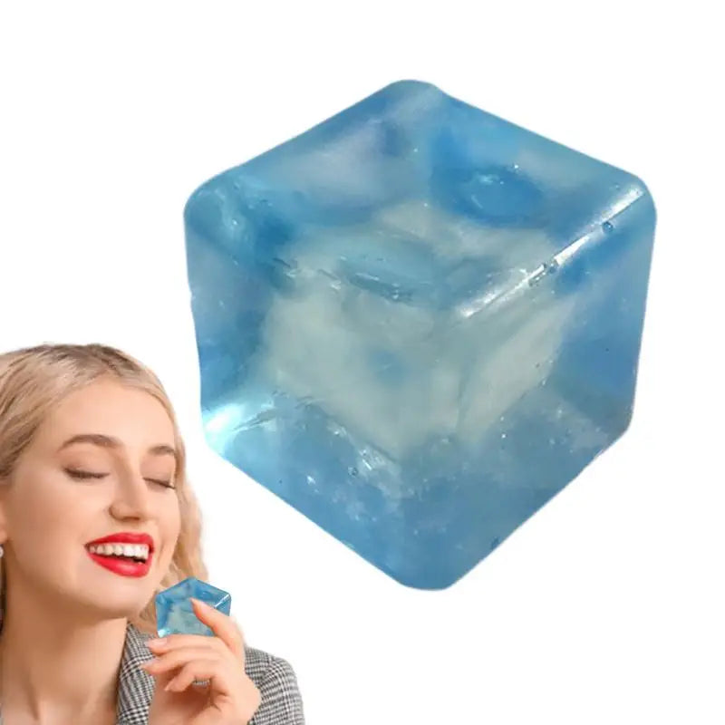 Stress Cube Soft Kneadable Fidget Toy Slow Rise Fidget Toys Stress Reliever For Kids And Adults Stocking Stuffers Easter Basket