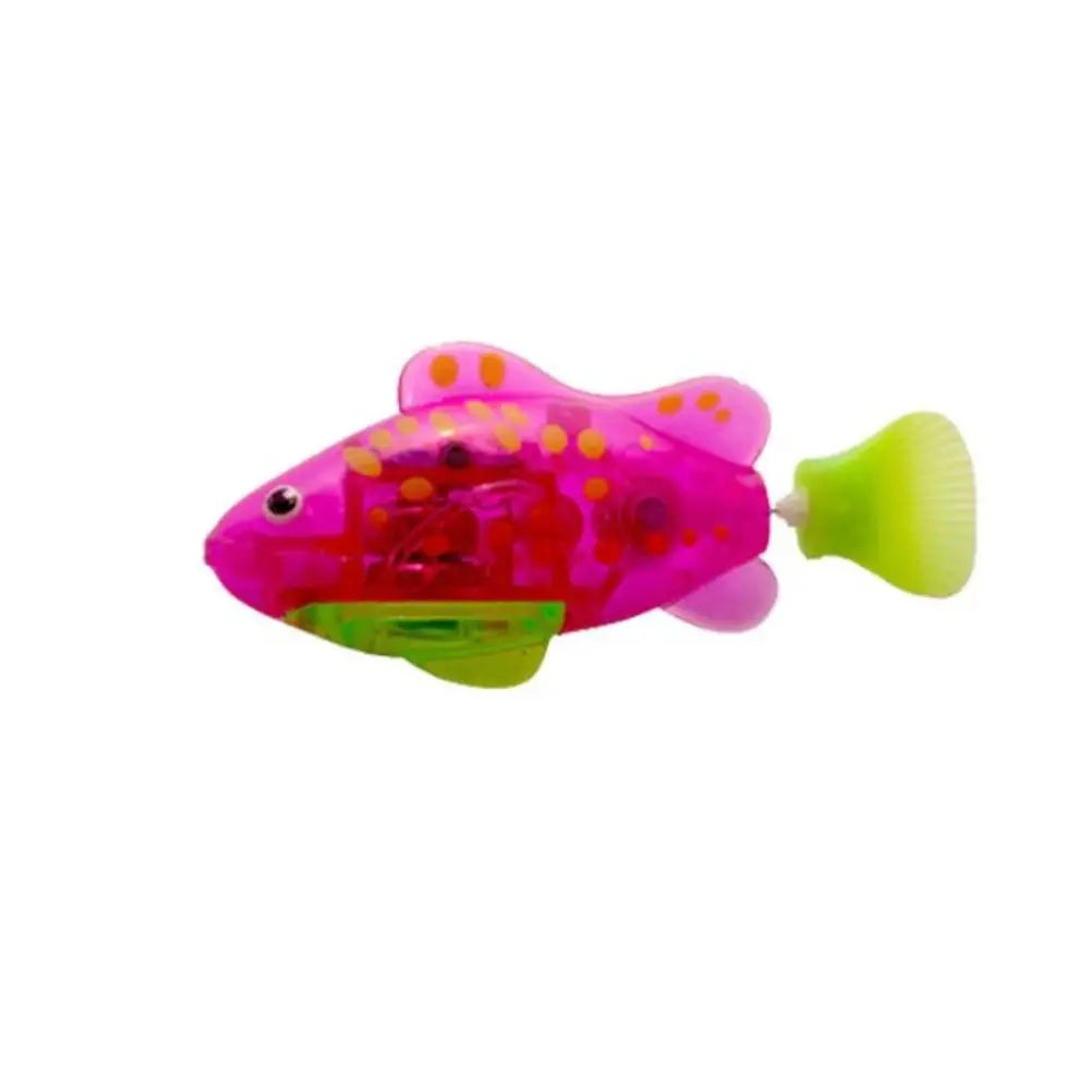 LED Electric Simulation Fish With Light Pet Playing Toys Water Swimming Fish Fish Tank Ornaments Baby Shower Toys