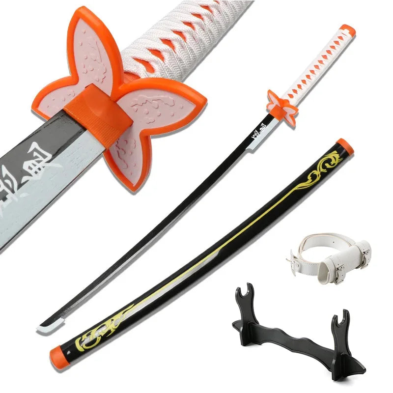Demon Slayer Sword 104 cm Tanjiro Zenitsu KyoujurouSamurai Swords Original Texture Kimetsu no Yaiba Anime Katana for Cosplay