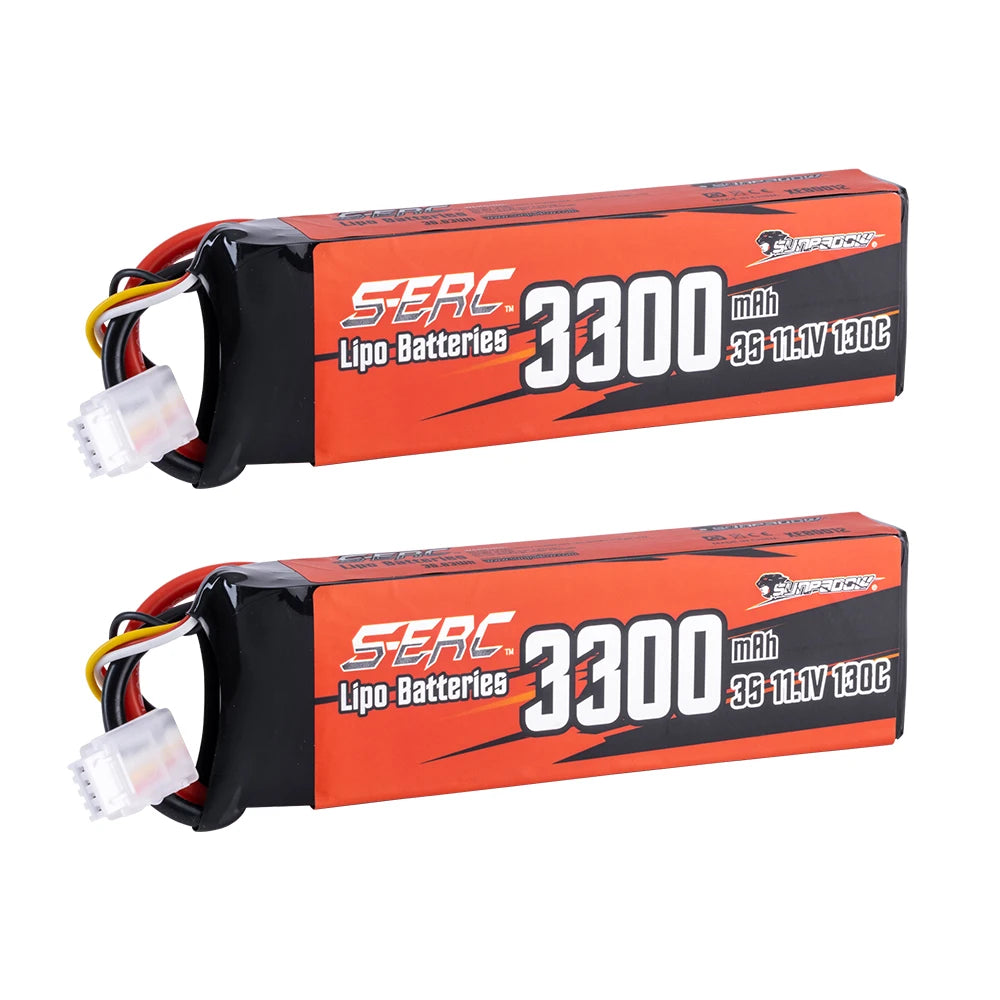 SUNPADOW 2S 3S 4S Lipo Battery for 3300mAh 4000mAh 6500 7.4V14.8V 130C TRX RC Buggy Truggy Vehicle Car Tank Monster Truck Hobby