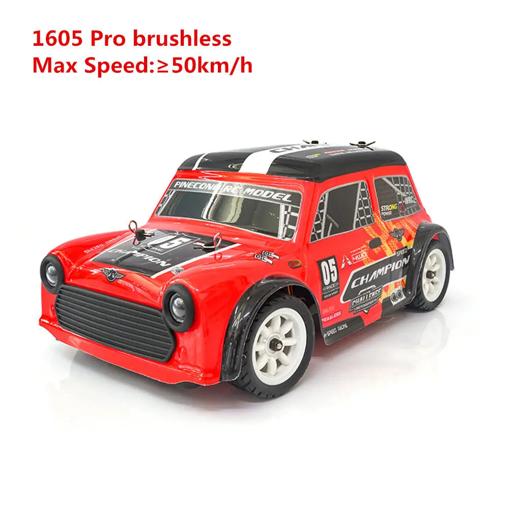 SG PINECONE FOREST 1605/1606 PRO 50km/h High Speed RC Car Brushless 1/16 2.4G 4WD Drift Remote Control Car with LED Lights