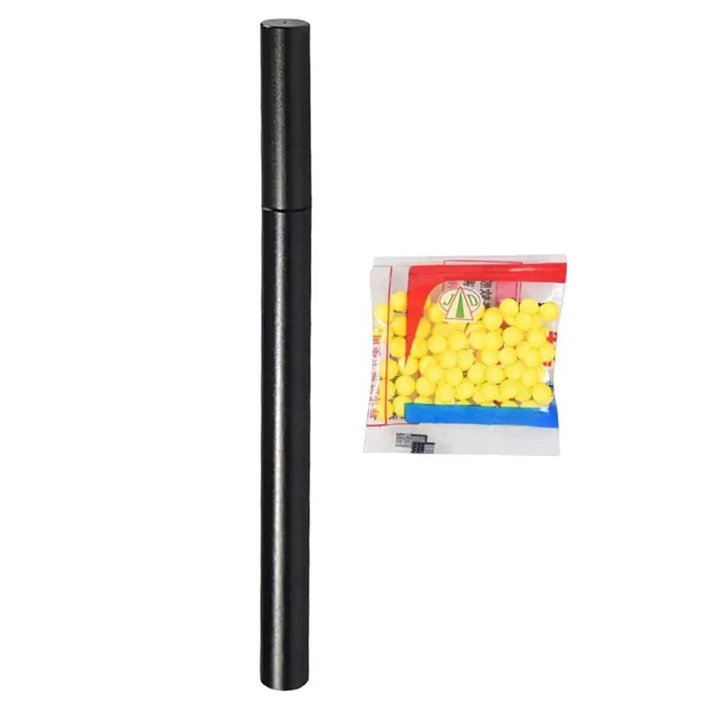 Soft Pinball Launcher Mini Alloy Small Ball Launcher Crackling Tube Bamboo Shooting Game Interesting Cracking Toys For Kids