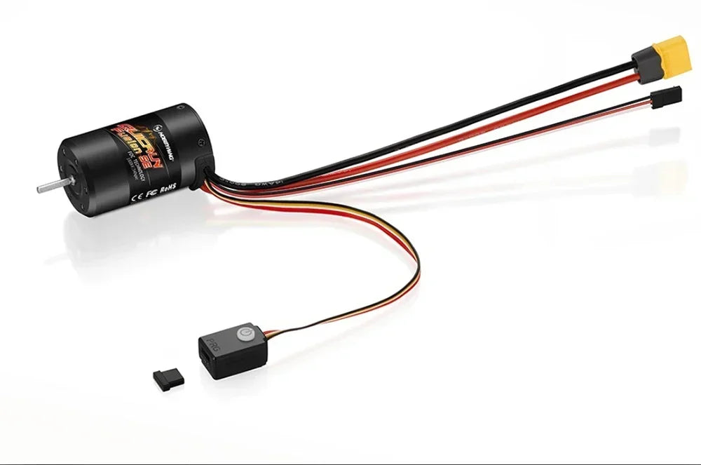 Hobbywing Quicrun Fusion Se 40a 1800kv 1200kv Combined Motor Esc For 1/10 1/8 Rc Model Car Crawler Accessories