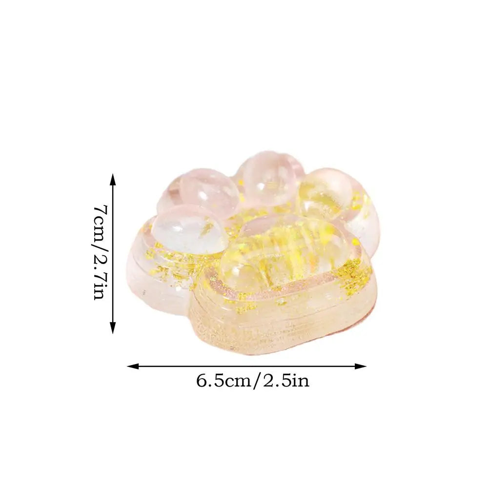 Cute Cat Paw Pinch Decompressions Toy Slow Rebound Stress Relief Cat Claw Squishyes Fidget Toy Reduce Stress Squeeze Sensory Toy