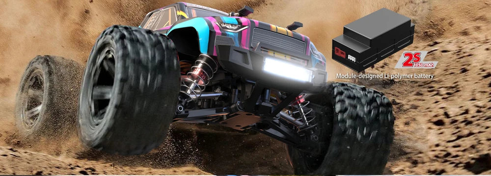 HYPER GO MJX 16207 1/16 RC Car Brushless 2.4G 4WD Racing Car Brushless 70KM/h Off-Road Remote Control RC Truck Hobby Toy