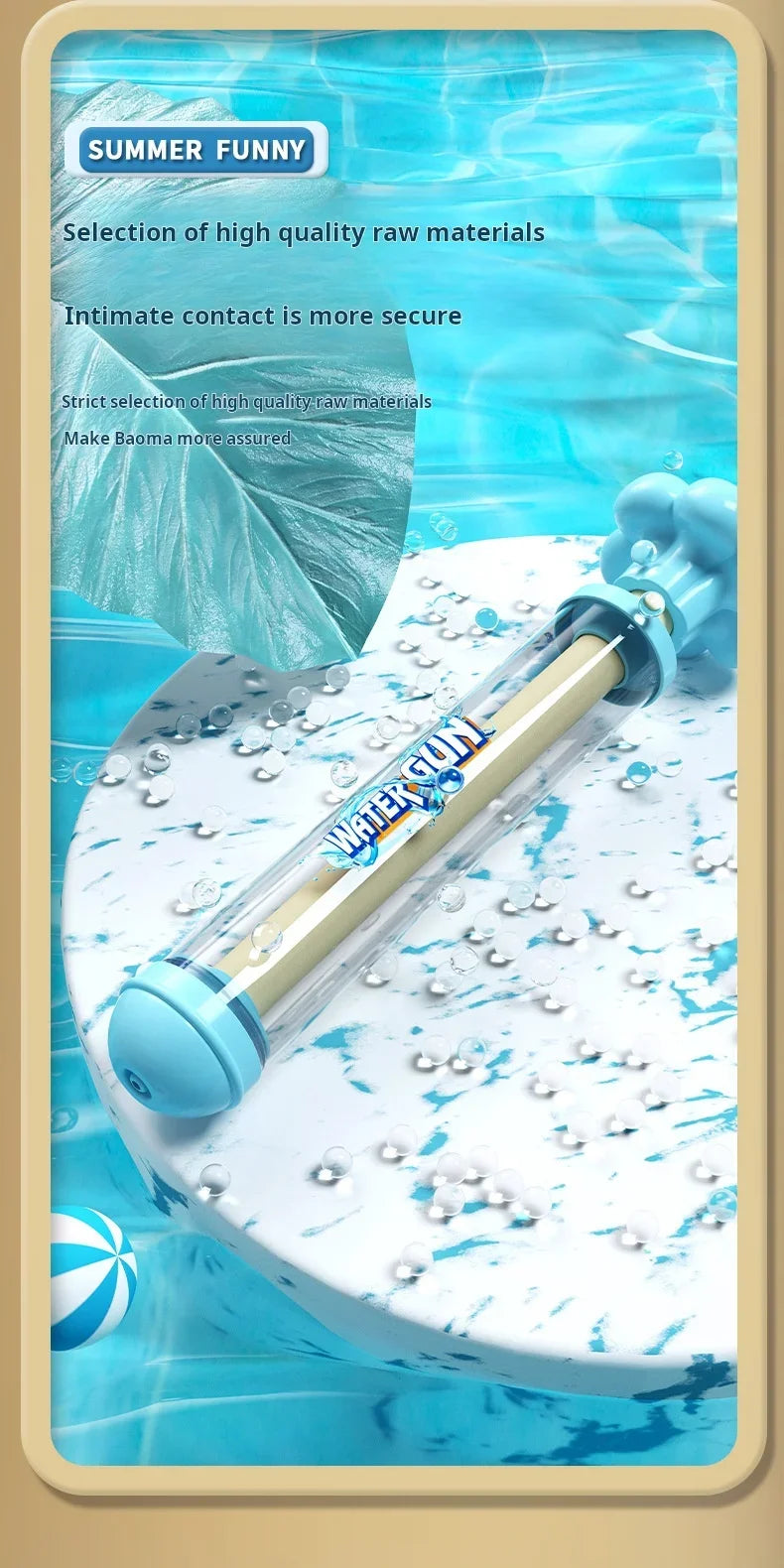 Kids Fireworks Spray Toy Water Guns 1/3/4 PCS Random 4 Color Cute Summer Pool Toy for Children's Water Amusement  Accessories