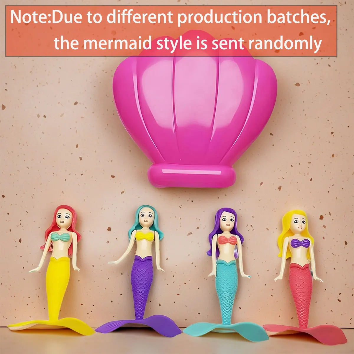 Mermaid Bath Toys with/no Shell Floats Children Play Water Toys in Summer Swimming Pool Adult  Float Game Gift