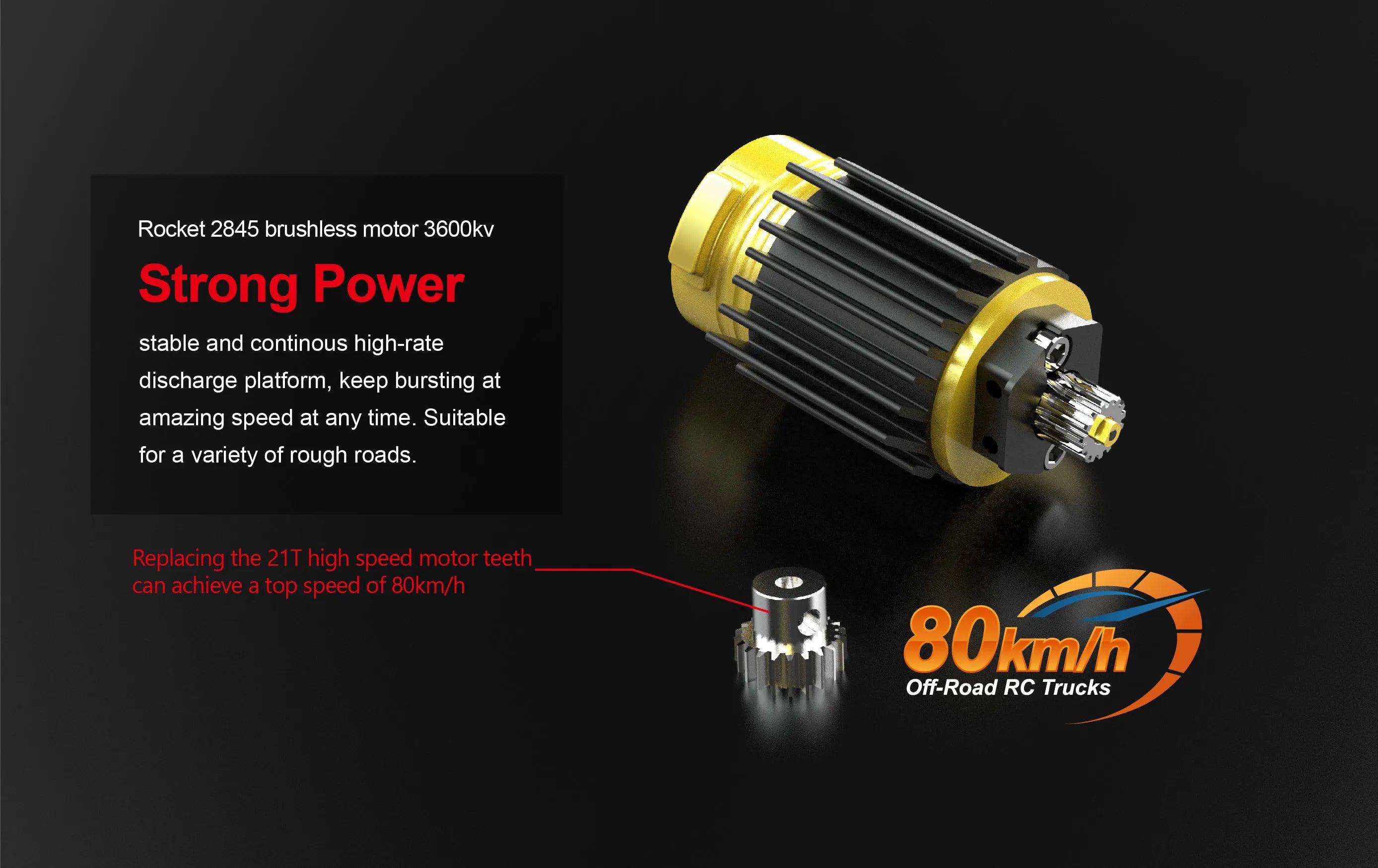 MT14R 1/14 RC Car JIUSI Brushless 80km/h 2.4G Remote Control Car High Speed Off-road Racing Car 23-26 mins Working Time RC Toys