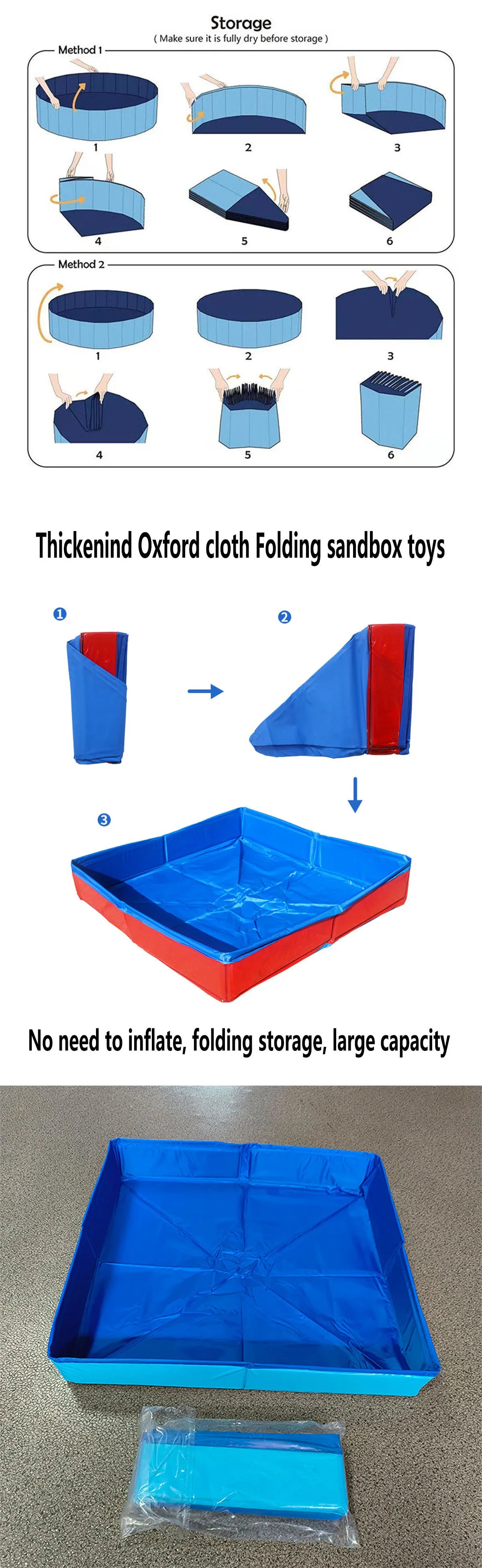 Sand Table for Kids, Children Summer Outdoor Activity Sand and Water Table, Beach Toys Sand Sandbox Sensory Toys for Boys Girl