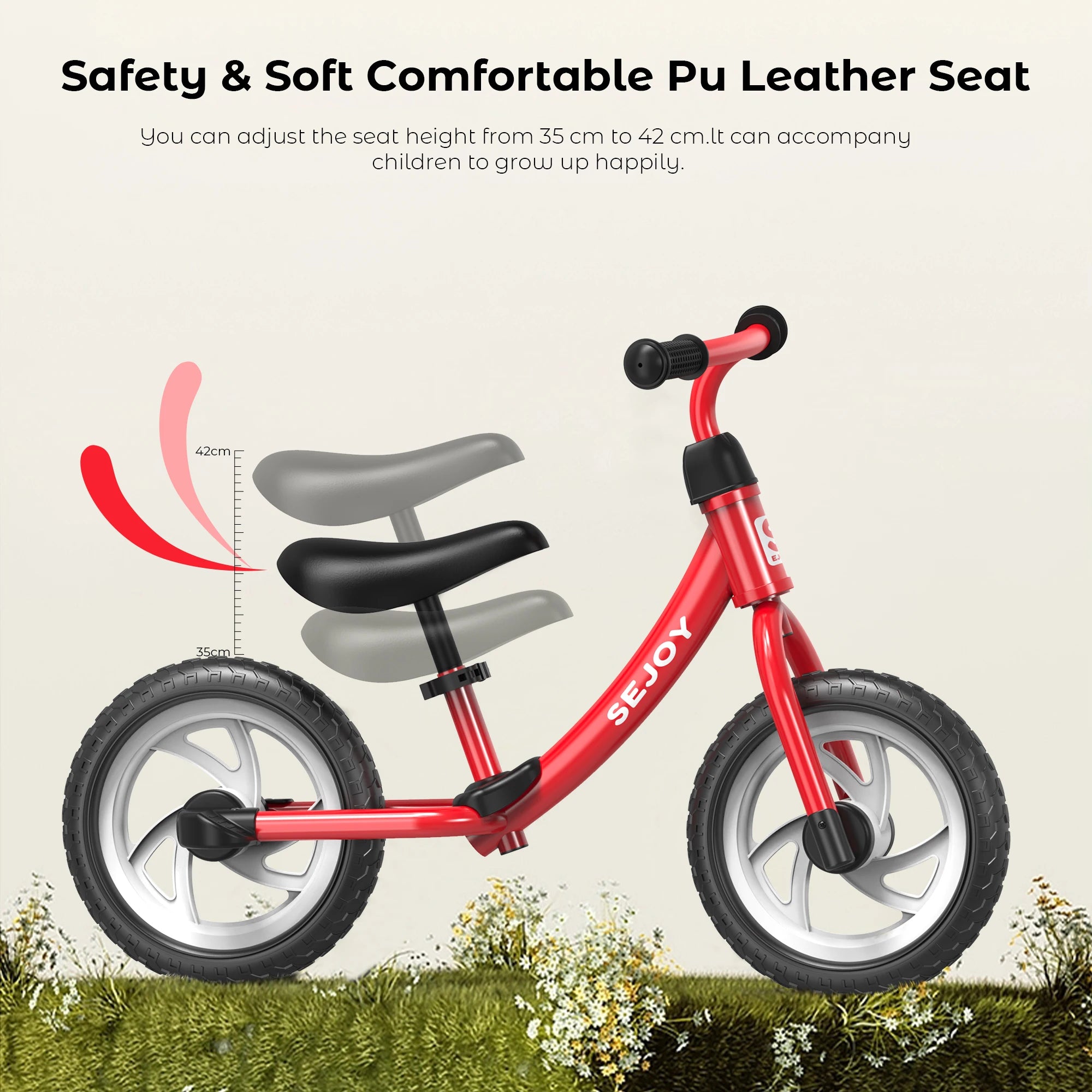 SEJOY Balance Bike  for Kids Childrens 12