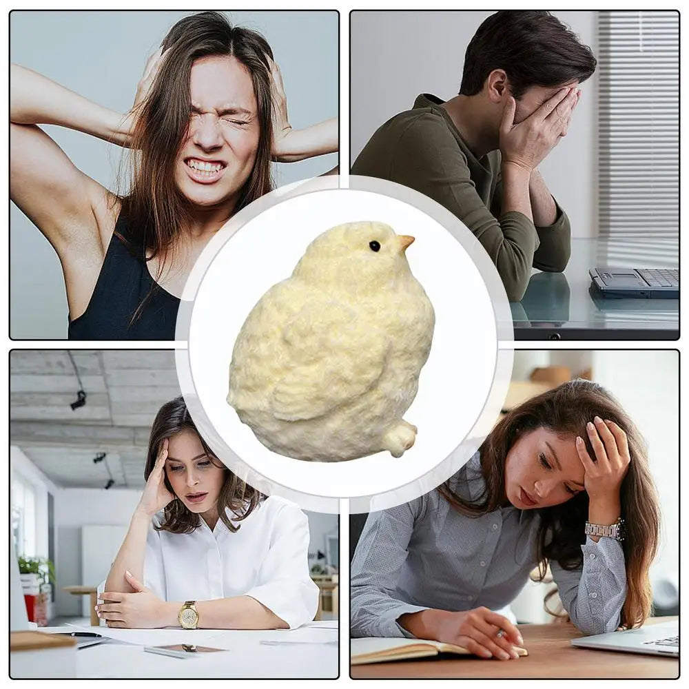 1PC Chicken Squeeze Toy Mini Slow Rebound Relief Squeeze Toy Sticky TPR Squishy Mini Chick Stress Relief Squishy New Fidget Toy
