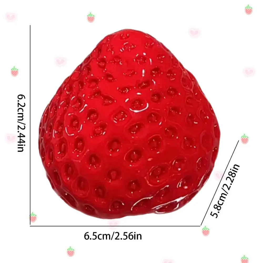 Big Strawberry Squeeze Taba Squishys Toy Red Squishys Fidget Toy Fruits Vegetables Soft Girl Birthday Gift Toy