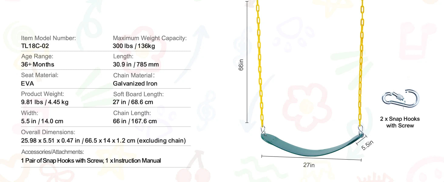 SucceBuy Tree Swing Saucer Swing 750lbs Swing Seat 2 Tree Hanging Straps Adjustable Multi-Strand Ropes Round Swing Kids Outdoor