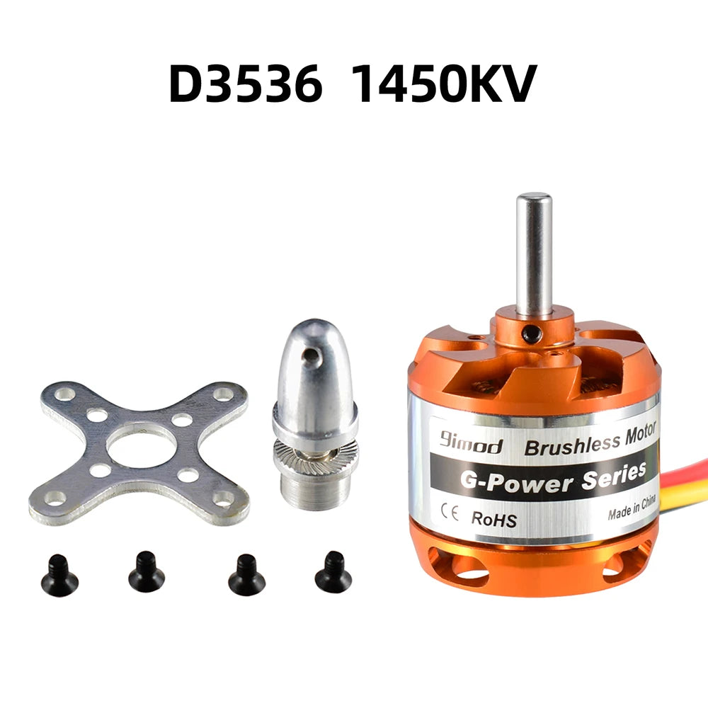 9imod Brushless Motor 2-3/4/5S D2830 D2826 D3548 D3542 D3536 D3530 For RC Mini Multicopters Plane Fixed-wing Aircraft