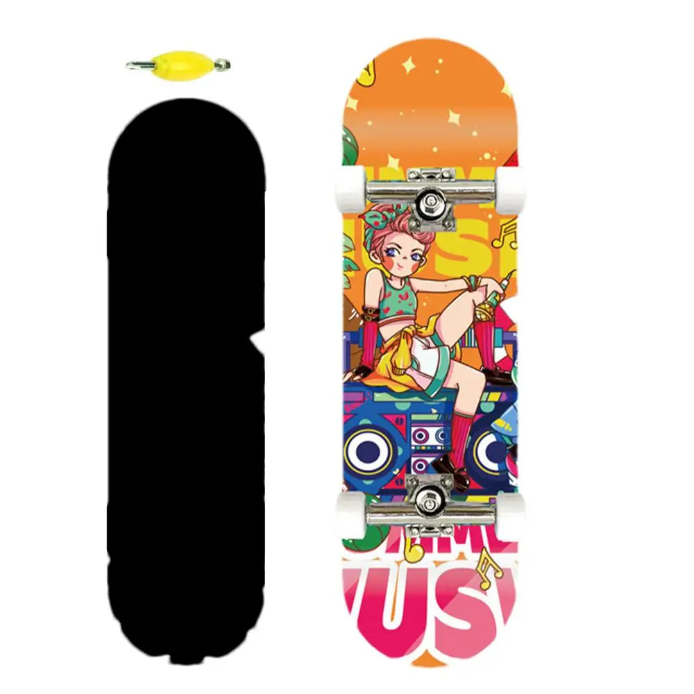 Mini Skateboard Toy Finger Skateboard Shoes Toys Colorful Finger Skates Toys Mini Sneakers For Kids Boys Girls Finger Breakdance