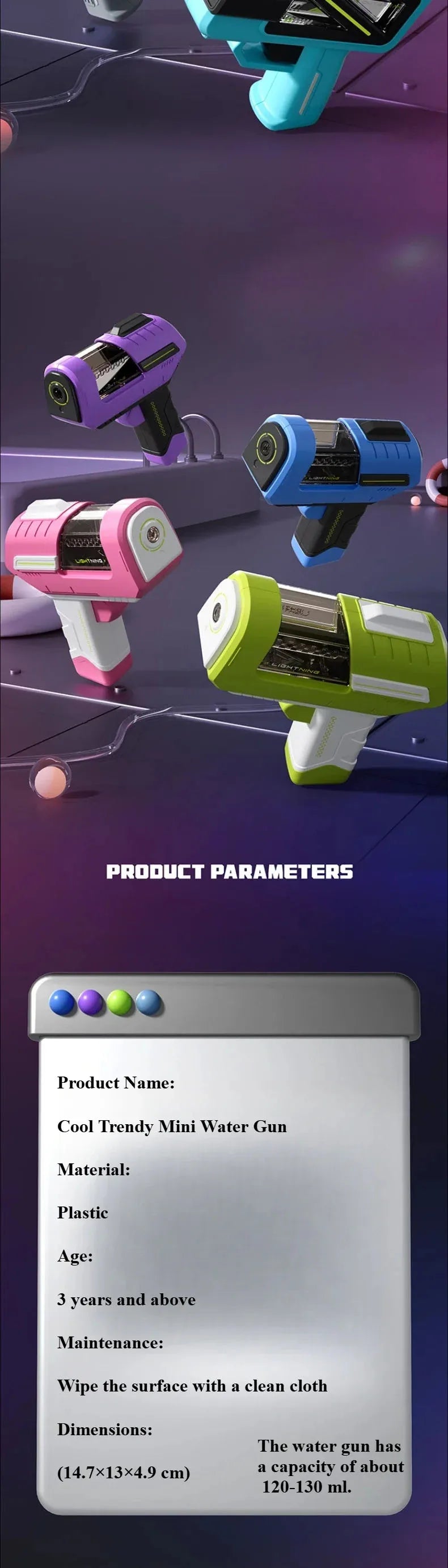 Kids Water Combat Game Transparent Tank Water Gun with Leak-Proof Design Outdoor Splash Battle Toy for Teens Ideal Summer Toy