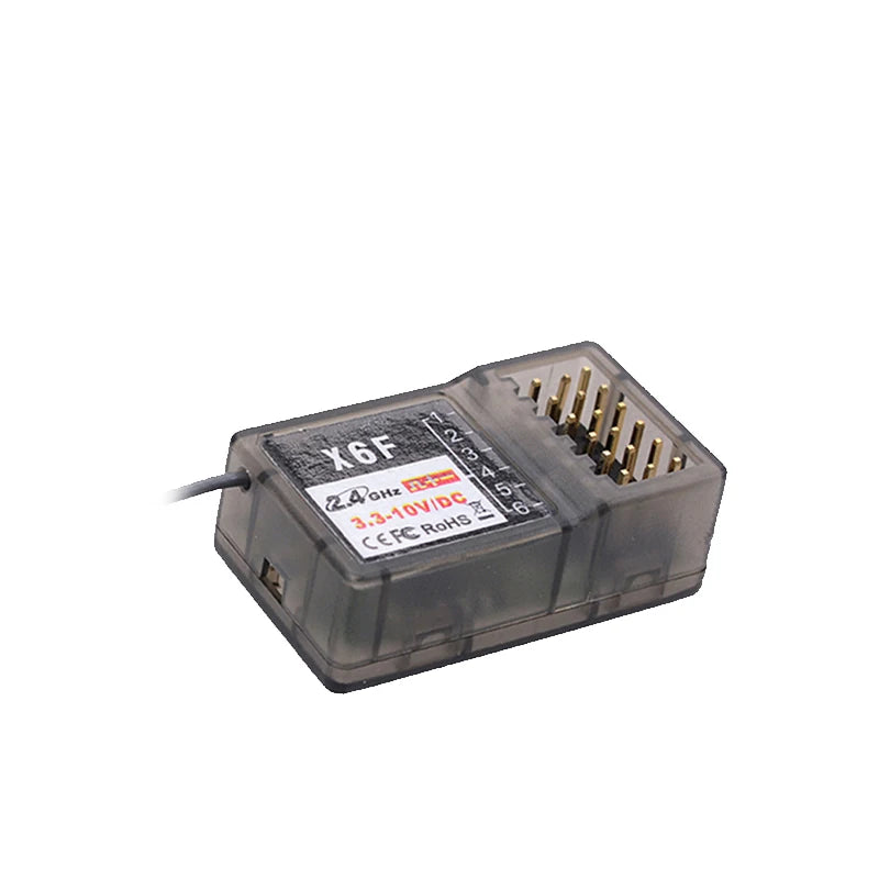 DUMBORC X6F/X6FG 2.4G 6CH Radio Control System Receiver for Domborc RC X6 Transmitter RC Car Boat Transmitter