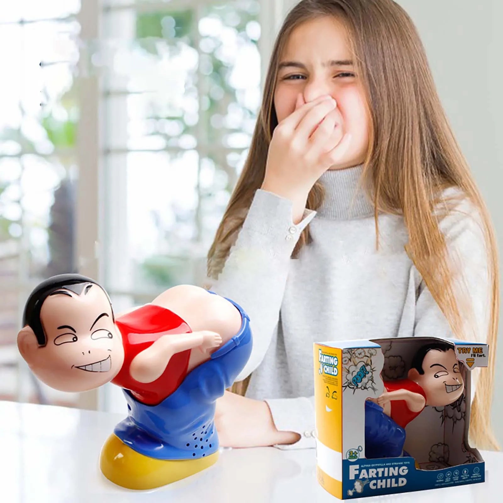 Newborn Folding Rug 6 Types Of Farting Sounds Children's Fun And Novel Games Toys Farting Children