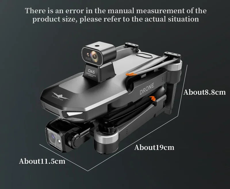 Teeggi KF104 MAX2 GPS Drone 4k Profesional 3-Axis Gimbal 360° obstacle avoidance 6KM Foldable RC with screen RC Quadcopter Dron