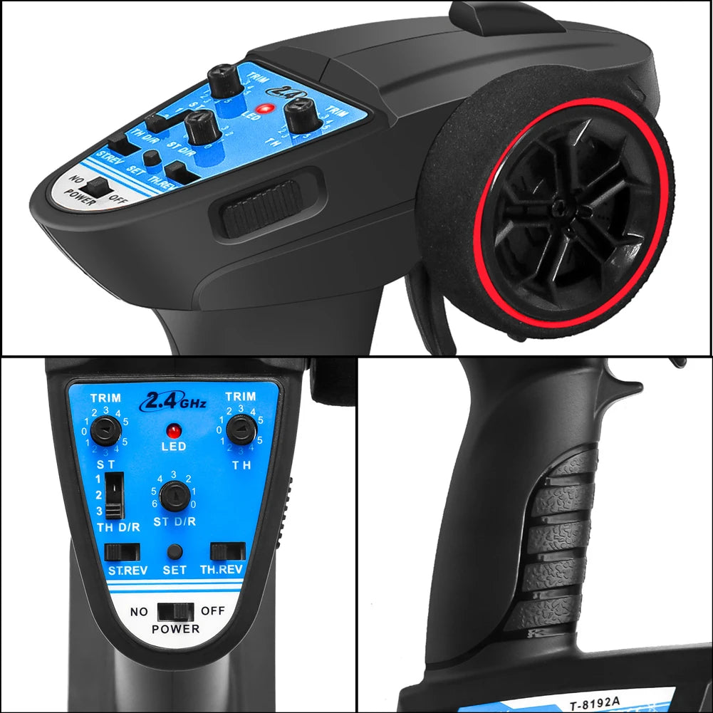 2 in 1 ESC & Receiver 2.4G 3CH Transmitter Remote Controller Rc Car Remote Controller Specially Designed for Axial SCX24 RC Car