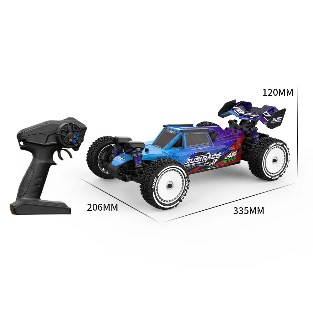 JIUSI WB12 PRO 1/12 RC Car 4WD 80km/h Brushless 2.4G Remote Control Racing Car 3S 35C 2200mAh Competitive Off-road Vehicle Toys