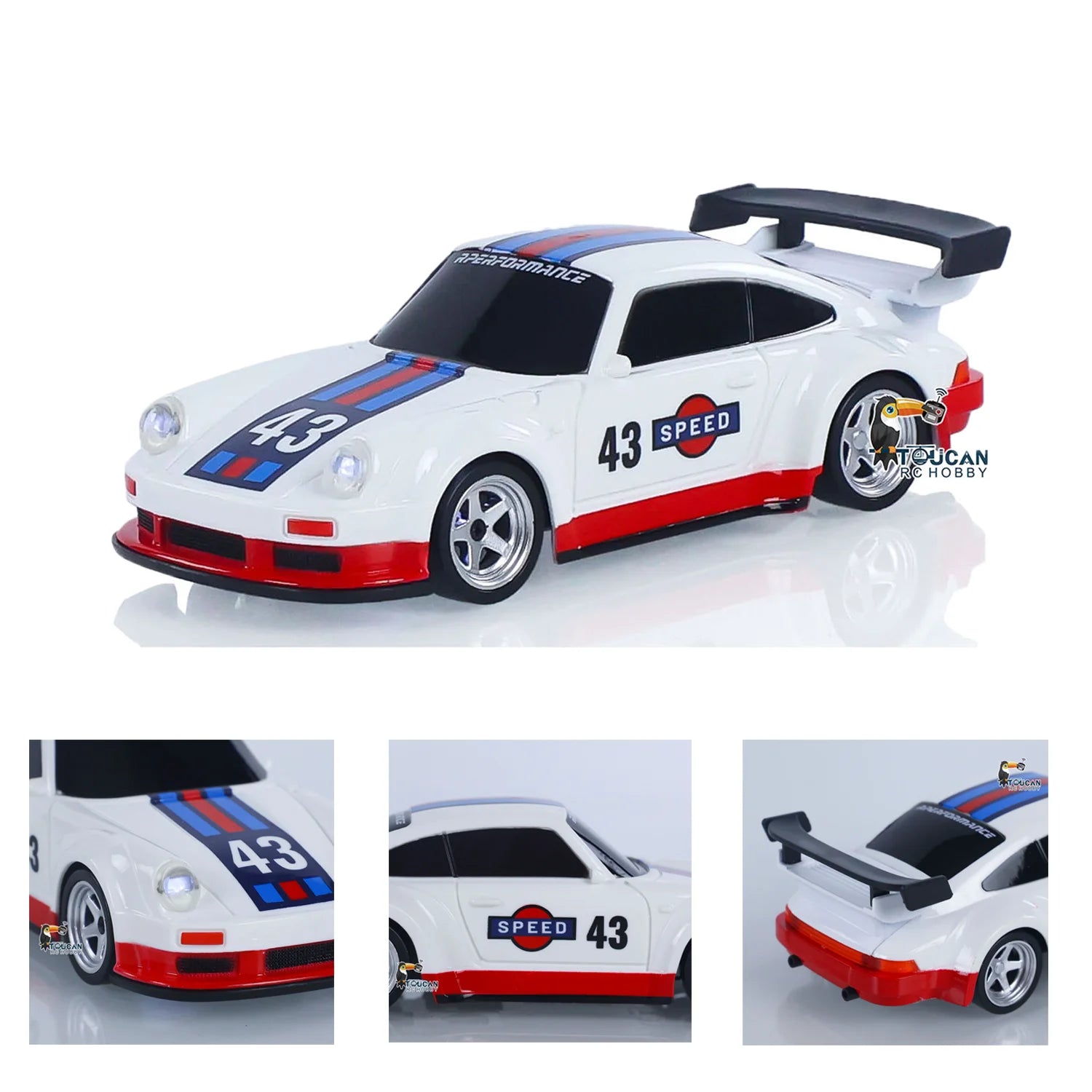 US Stock RC Drift Car 1/43 RTR Race 4WD Gyro Four-wheel Drive Radio Control High Speed Model 2.4G Racing Drifting Cars Toy Model
