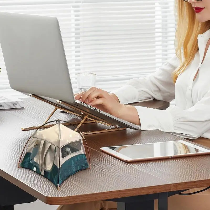 1:12 Scale Camping Tent Model Decoration Oxford Cloth Simulated Outdoor Tent Ob11 Doll Miniature Doll Small Tent Kids Toy