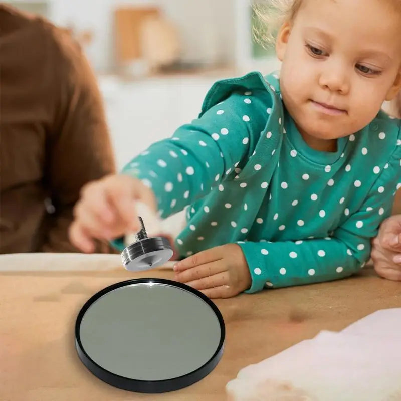 Forever Spinning Tops Desk Spinner Metal Tops Precision Gyroscope Anti-Gravity Spinner Top Balance Desktop Toy Long Time Focus