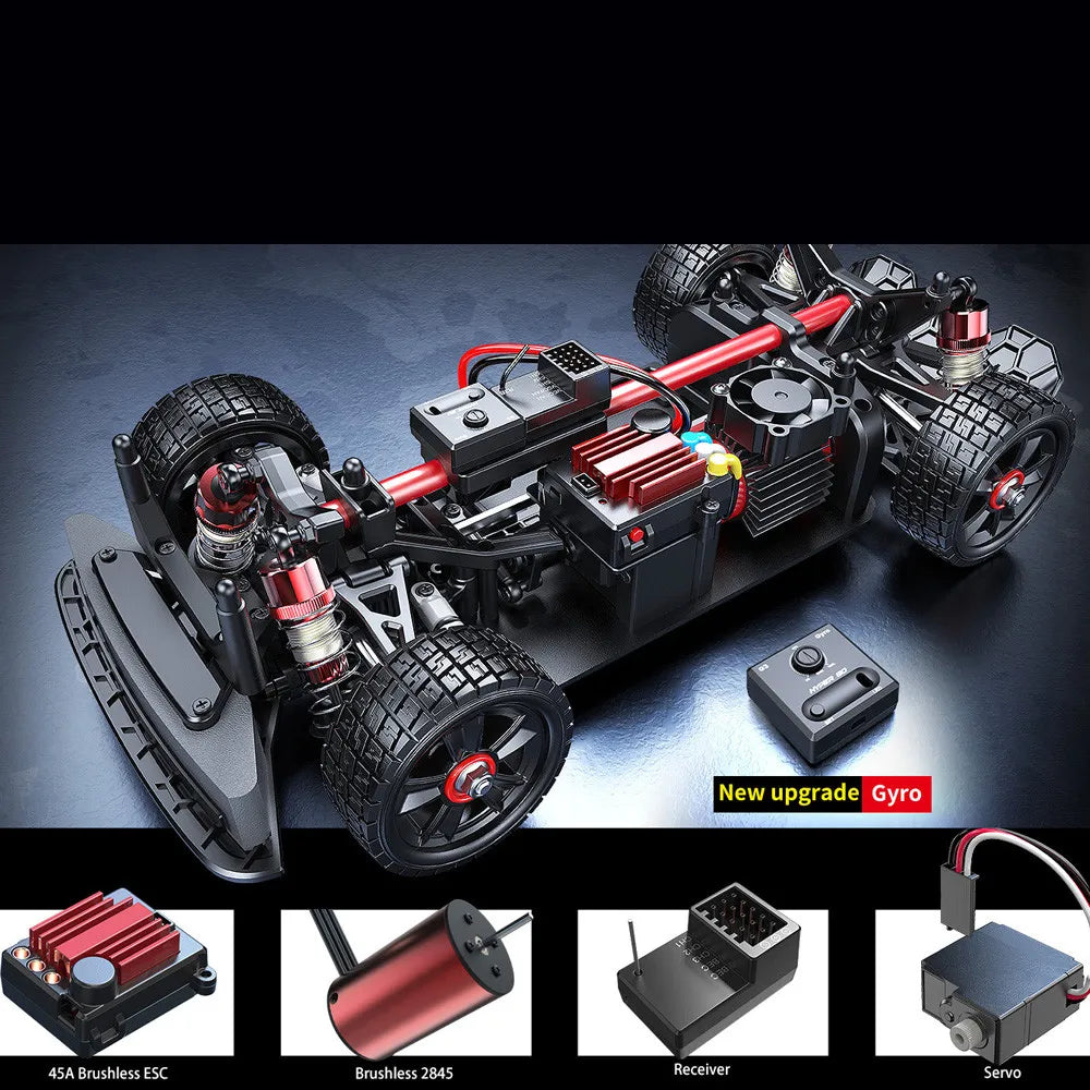 MJX 14301 1/14 RC Car HYPER GO 65km/h Brushless 2.4G Remote Control 4WD Off-road High Speed Racing Car Truck Hobby Toy As Gift