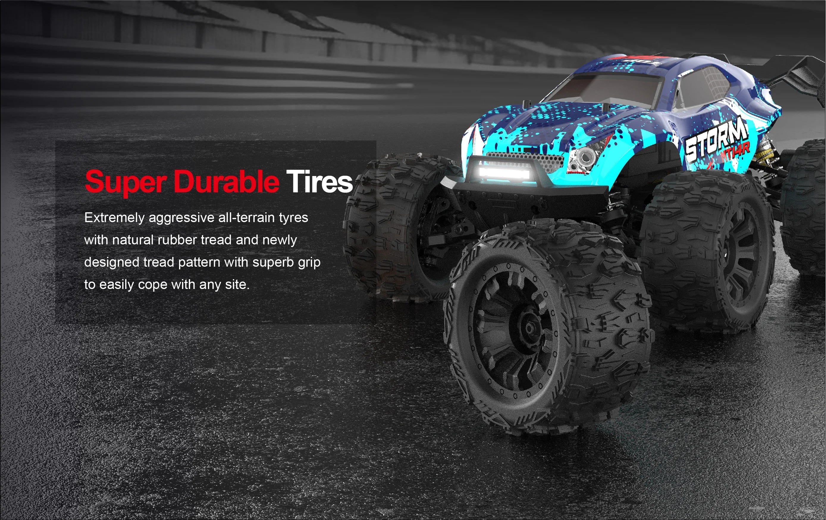 MT14R 1/14 RC Car JIUSI Brushless 80km/h 2.4G Remote Control Car High Speed Off-road Racing Car 23-26 mins Working Time RC Toys