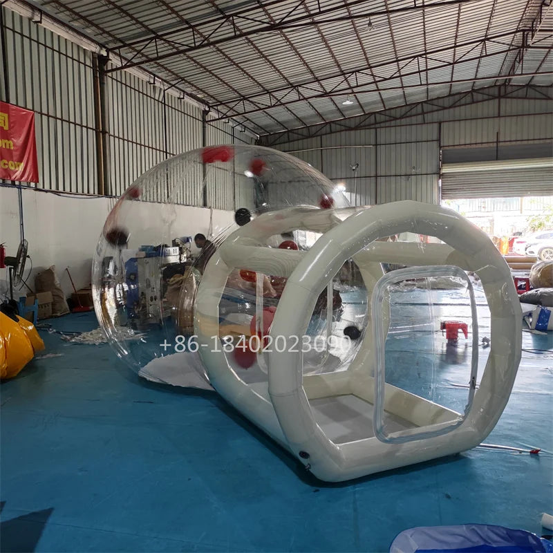 Factory Camping Tent House Outdoor Bubble Tent Inflatable Transparent Dome Clear Bubble Tent House for camping