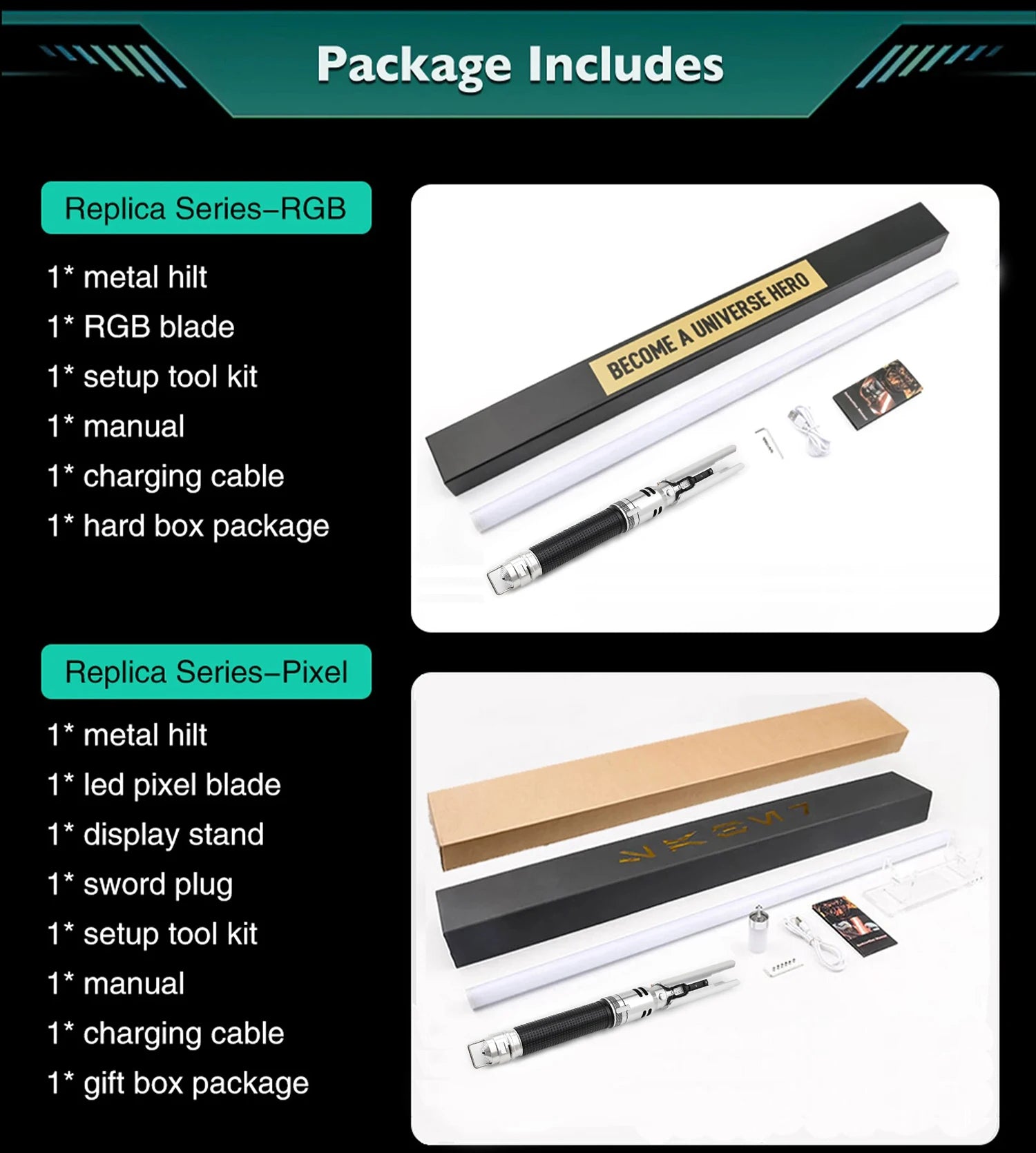 TXQSABER Cal Kestis EP4 Replica RGB Pixel laser sword Smooth Swing Metal Handle lightsaber Cosplay FOC jedi sword 12 Colors fo