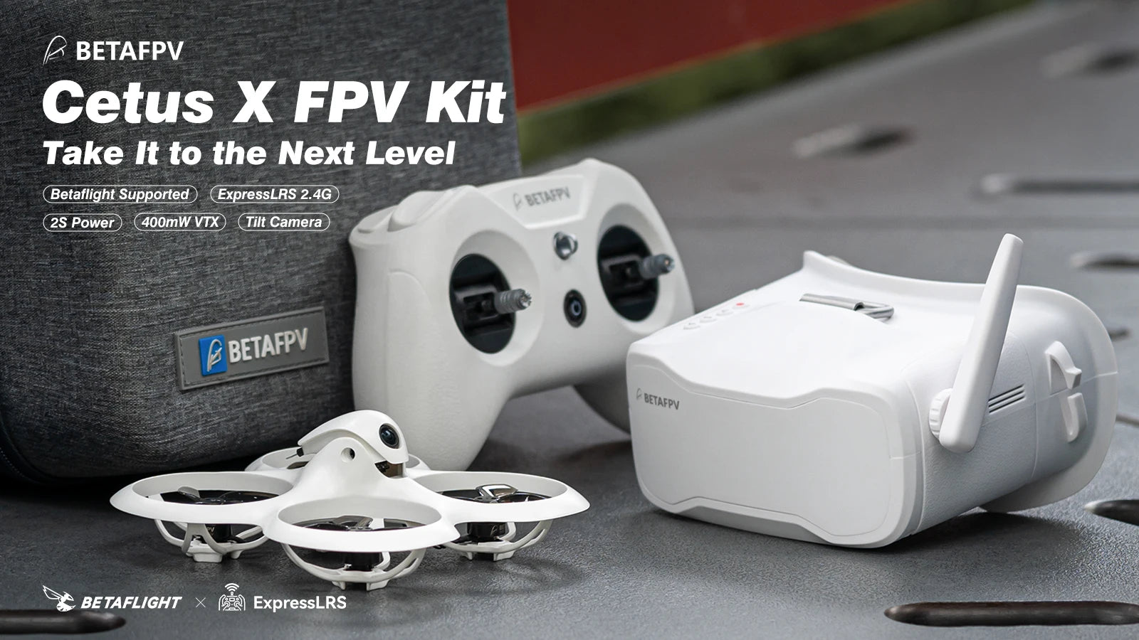 BETAFPV Cetus X FPV Kit Racing Drone 3 Radio Transmitter VR03 FPV Goggles C04 RC Quadcopter Mini Drone Toys as Gift