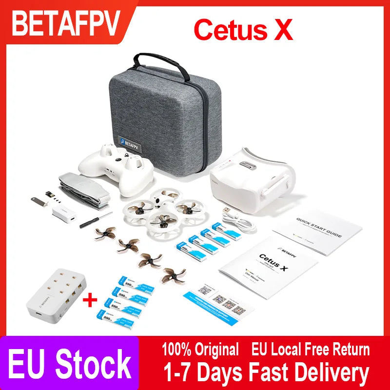 BETAFPV Cetus X FPV Kit Racing Drone 3 Radio Transmitter VR03 FPV Goggles C04 RC Quadcopter Mini Drone Toys as Gift